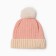 Children's hat minku, pink color, rr 46-48