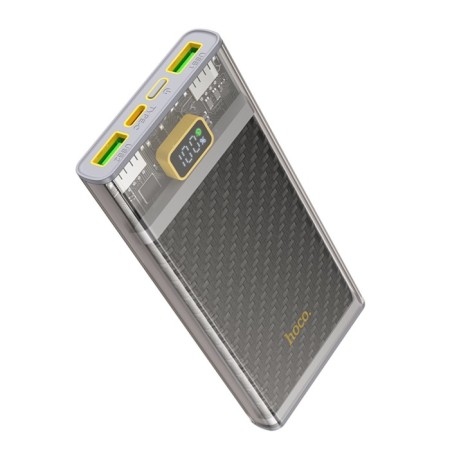 External battery Hoco J103, 10,000 mAh, USB/type-C, 3 A, gray-1
