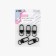 Metal carbine, 33 × 12.5 mm / 10 × 1.25 mm, 5 pcs, black matte color
