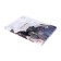 The diary is inherent in the stitch, A5, 80 sheets, cardboard 7BC, glossy lamination "marble", white