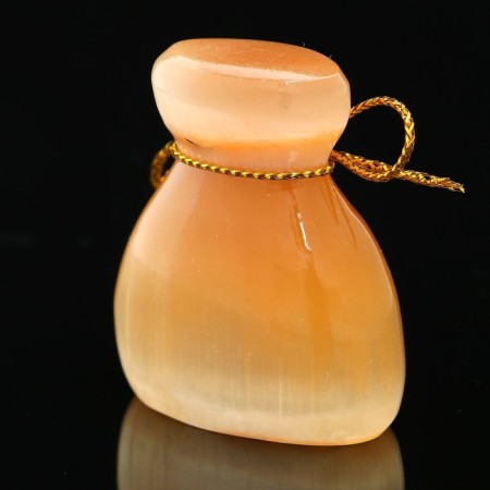 Souvenir "Bag of family well -being", large, selenite-2