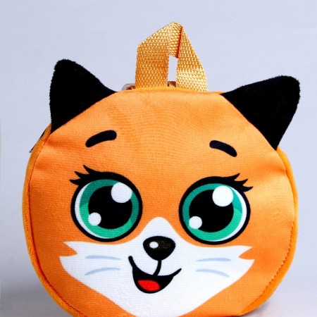 Baby backpack for the girl "Fox Alice", 18x18 cm-2