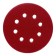 Circle of abrasive grinding bison 35562-125-320, perforated, P320, 125 mm, 5 pcs.