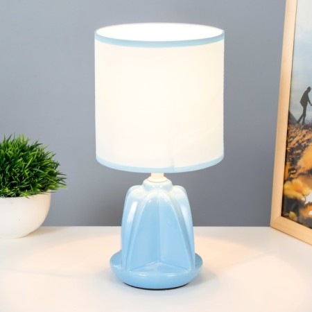 Laura table lamp E14 40W Blue 13x13x26.5 cm Risalux-1