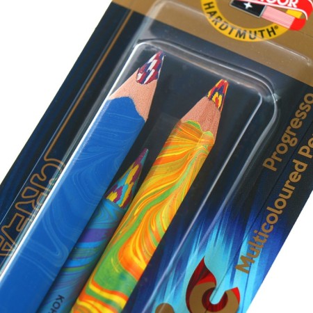 Набор Magic, 3 предмета, Koh-I-Noor 9038: карандаш, восковой мелок, карандаш в лаке-1