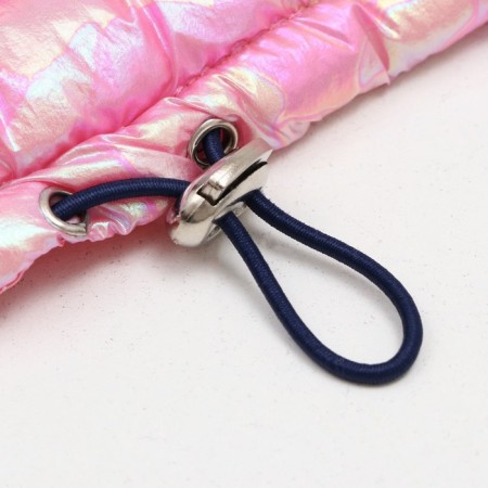 Dog jacket two -sided with a weight, size 16 (ds 36 cm, og 46 cm, ok 35 cm), pink-8