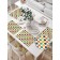 Set of napkins for setting the table "Color combination with circles", rectangular, size 32x46 cm, 4 pcs
