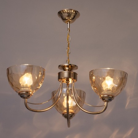 Ruby chandelier 3x40W E27 gold 55x55x85 (45) cm-2