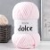 Yarn "Dolce" 100% micropoliester 120m/100g (750 tender pink)