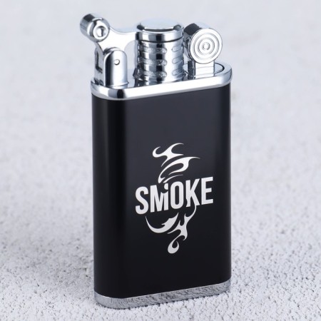 Gas lighter "Smoke", 3.5 x 7 cm.-1