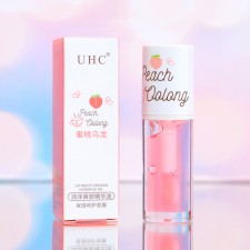 Lip oil with peach