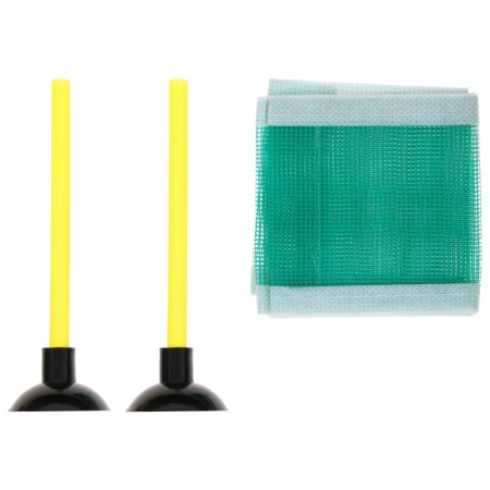 A set for table tennis Children's Onlytop: 2 rackets, 3 balls, a mesh, suction cups 2 pcs., Tripod 2 pcs.-6