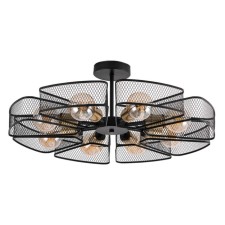 Ceiling chandelier Arte Lamp Maasym A7044PL-8BK, E27, 8x60 W, 64x64x23 cm, black