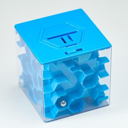 Piggy bank Plastic "Labyrinth" mix 6.7x6.7x6.5 cm-2