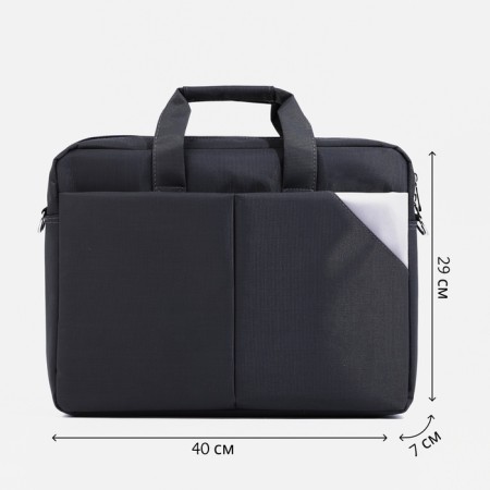 Laptop bag, gray color-1