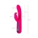 Vibrator to stimulate the Gp with the Eroteq rablock clitoral process, silicone, 23.5 cm, pink