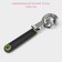 Spoon for ice cream lime, 20 × 5.3 cm, black and green color