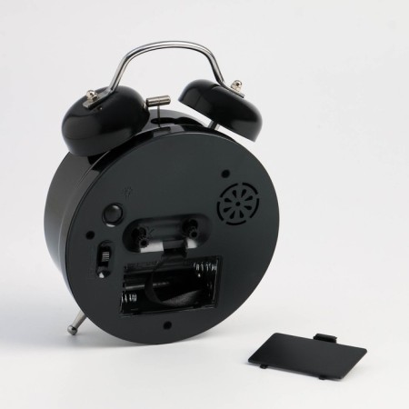 Alarm clock "Classic", discrete move, with backlight, 16 x 12.5 x 5.5 cm-2