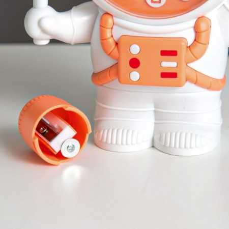 Clock - an alarm clock "Cosmonaut" for children, 2 modes, dial D -9 cm, 15 x 28 cm-5