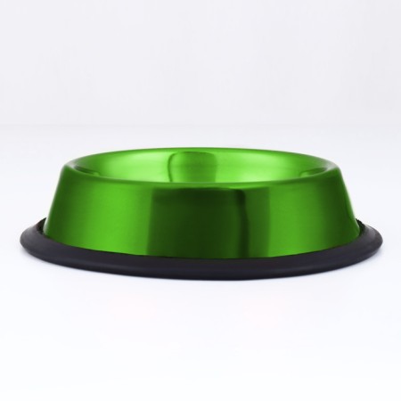 A bowl with a non -slip base decorative color, 230 ml, green-2