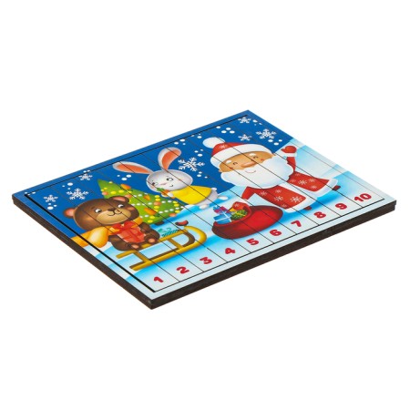 New Year's puzzle. Logic sticks "Funny New Year"-1