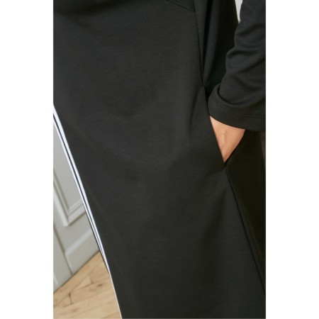 Female dress, size 58, black color-4