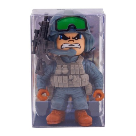FUNKY TOYS figure "Special Forces", in gray-green uniform, 8 cm, mix-5