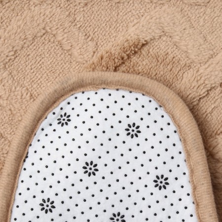 Bathroom mat Ethel "Pattern", col. Beige, 40x50 cm-2