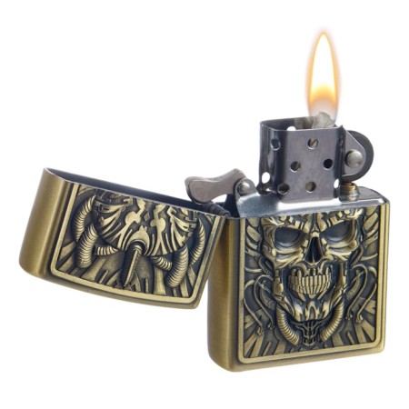 Lighter gasoline "Skull"-2