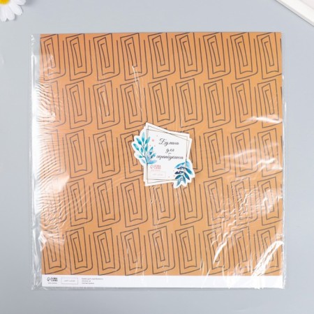 Scrapbooking paper "Greece" density 180 g 30.5x32 cm-3