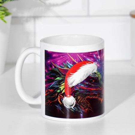 Sublimation mug "Dragon, bright colors in the new year", 320 ml, with application-3