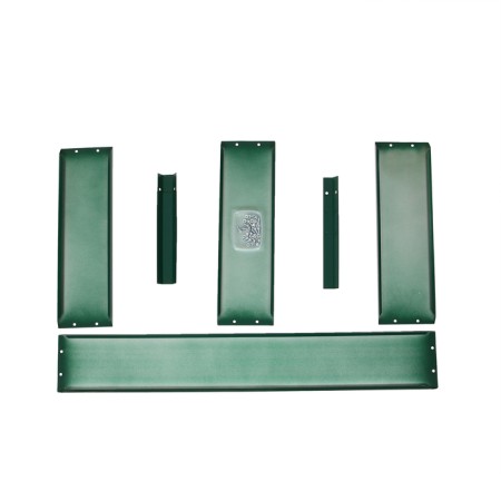 The flowerbed is galvanized "trapezoid", d = 100 cm, h = 15 cm, green, Greengo-13