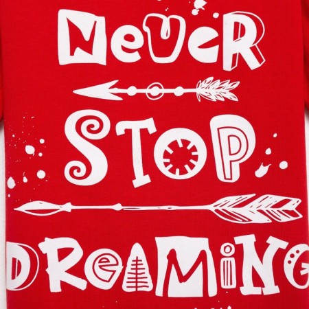 T -shirt Children's Minaku "Dreaming" color red, height 98-2