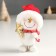 Polystone souvenir "Snowman in a red hat and scarf, with a star" 5x6.5x11 cm