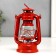 Kerosene lamp decorative red 9.7x12.5x1.5 cm Risalux