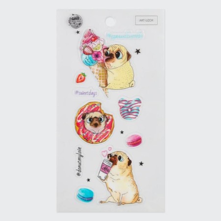 #Donutmylove phone sticker, 8 x 14 cm