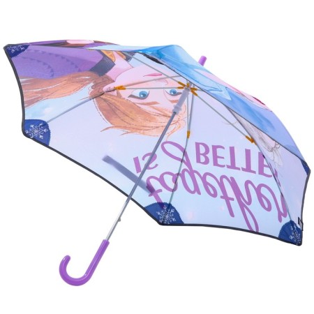Children's umbrella. "Anna and Elsa", cold heart, 6 spokes d = 90 cm-2