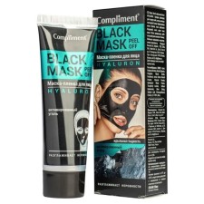 Compliment Black Mask Facial Mask with Hyaluron, 80 ml