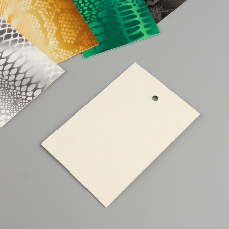 Cardboard "Scales" set 10 pcs (5 types) 4x6 cm-4