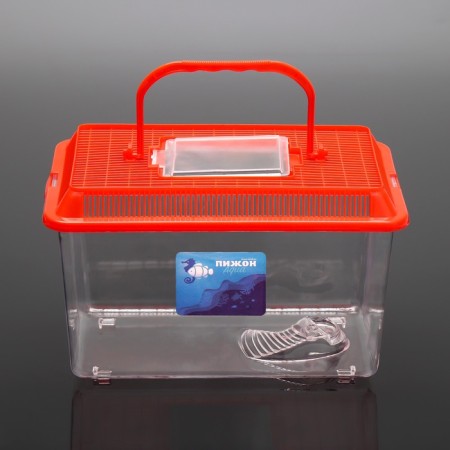 Carriage rectangular, 26.5 x 16.5 x 17 cm, red-1