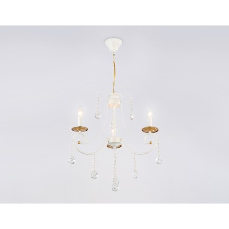 Suspended Ambrella Trade Classic TR4915, E14, white, gold-4