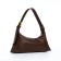 Bag Women's Baget with zipper, brown color