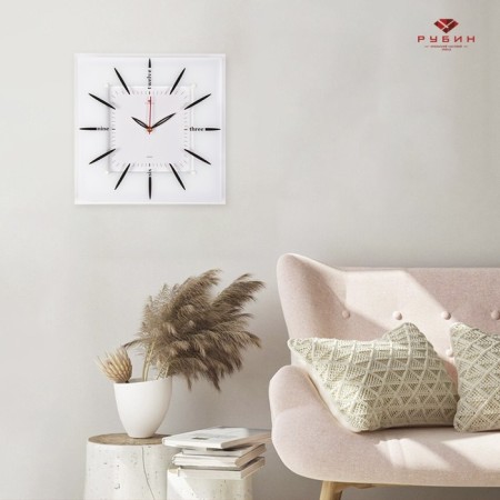 Watch wall, interior "abstraction", 35 x 35 cm-3
