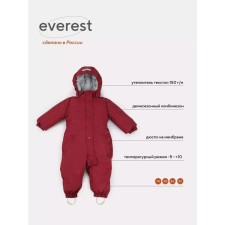 Demitsicon Demi-season Rant Everest, height 80 cm, burgundy-red color