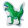 Decorative Ethel Pillow "Dinosaur", 44x44 cm, velor