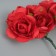 Decorative flower for creativity "Rose" red