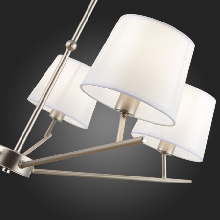 Ceiling EVOLUCE lamp. Sle300102-05. Denice. 5x40 watts, E14, 66x66x49 cm, Nickel color-7