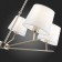 Ceiling EVOLUCE lamp. Sle300102-05. Denice. 5x40 watts, E14, 66x66x49 cm, Nickel color