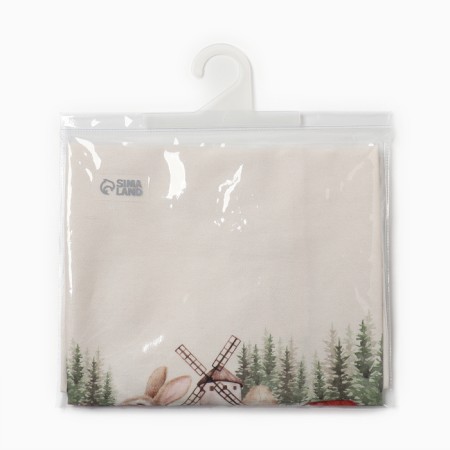 Apron Ethel "Rabbling Farm" 60x70cm, 100% HL, sarzha 190 g/m2-7
