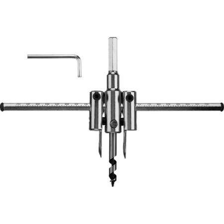 Drill adjustable "bison" 29440-200, on wood, double-cutting, D 40-200 mm, cut 1-30 mm